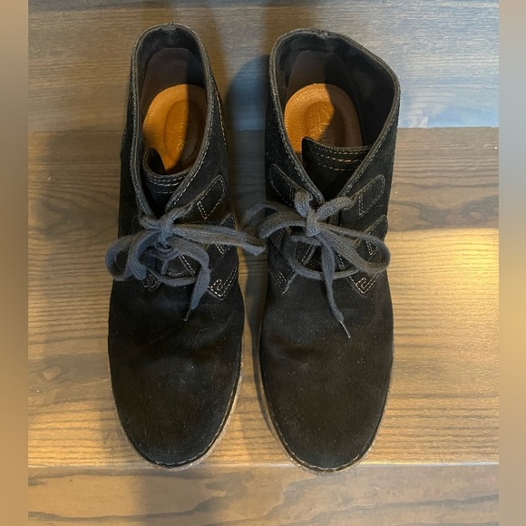 Clarks Artisan Bootie with Cork Heel Size 10 - Picture 5 of 10